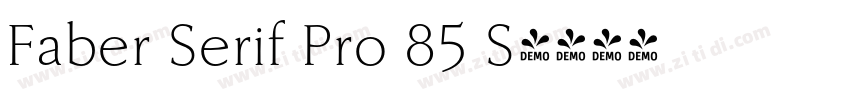 Faber Serif Pro 85 S字体转换